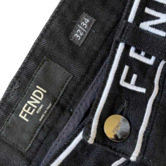 FENDI Logo Jeans - Picture 4 of 4